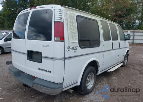 1997 Chevrolet Chevy Van Yf7 Upfitter Pkg. from USA, damaged, VIN 1GBFG15W6V1001569